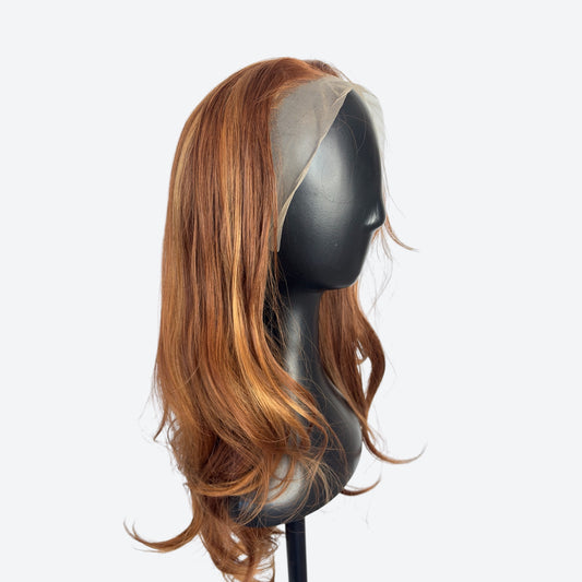 (New Arrival Drop) Jolene  Z108 – 13x4 Lace Front Wig | 23–24” | Warm Copper Blend