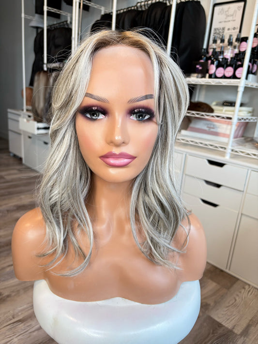 Sylvie blonde monofilament synthetic wig Canada – The Wig Spa Canada