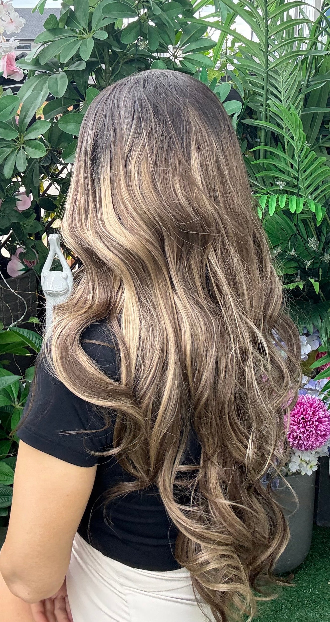 Tessa Wig 13x4 Lace Front Long Light Curl Brown & Blonde Mix