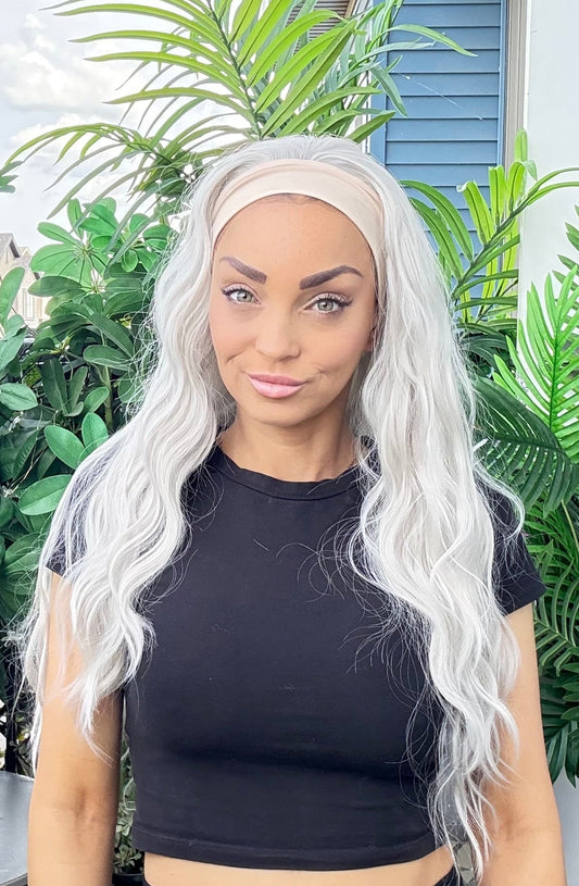 Tiffany Futura Fibre Blonde Headband Wig image 1