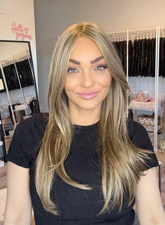 Mono Wig Mix Blonde Tones