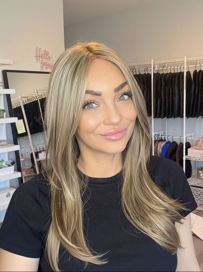 Mono Wig Mix Blonde Tones