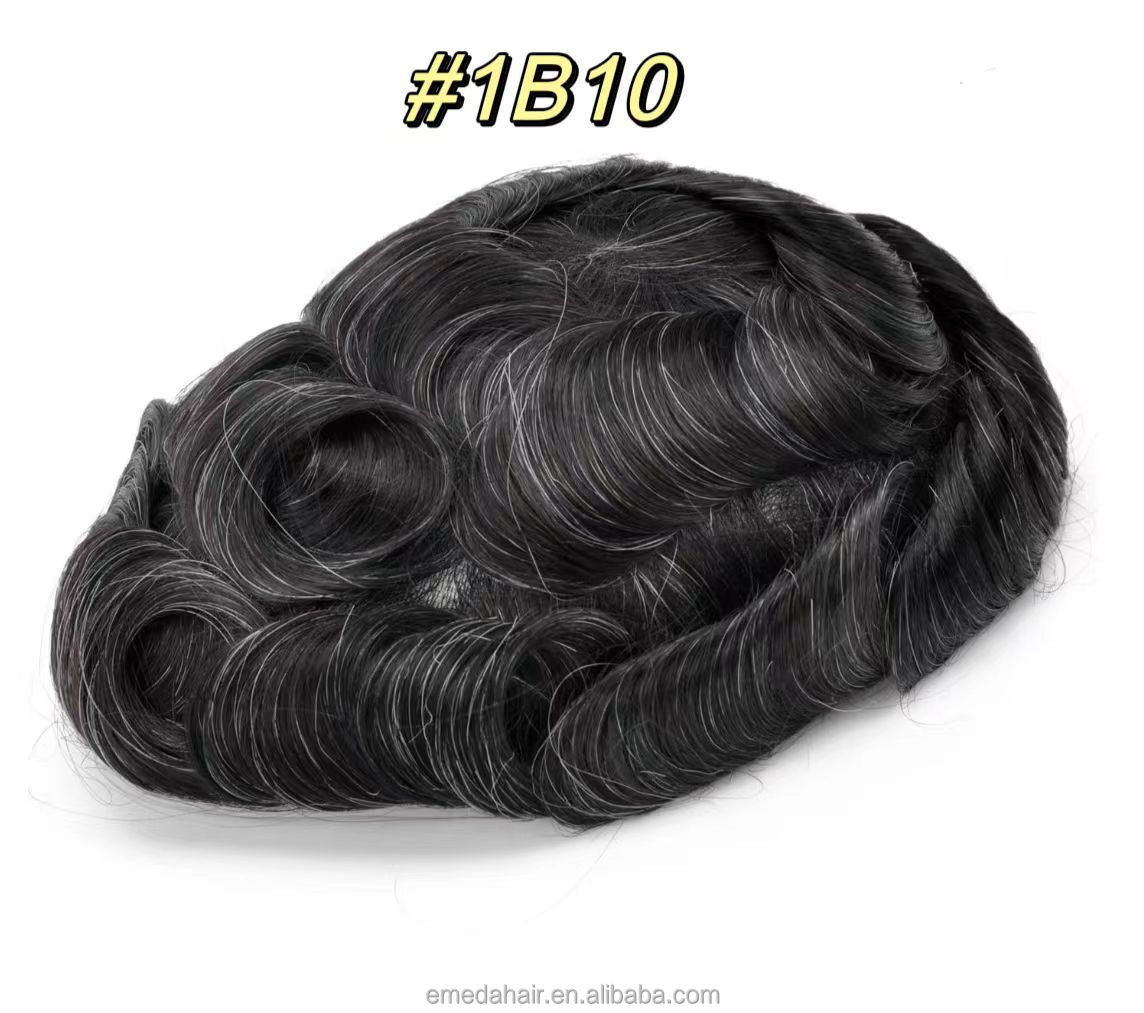 Men’s Q6 Hair System | Durable & Secure Everyday Wear