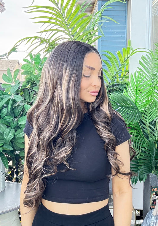 Molly - 28-Inch Chocolatey Brunette | 13x4 Lace Front | 13x4 Lace Front Wig image 1
