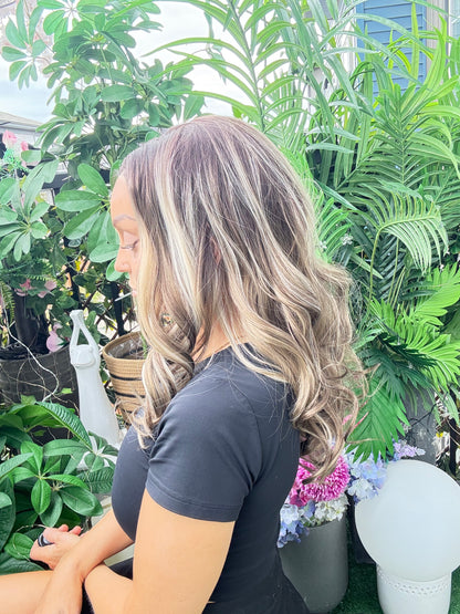 Amelia - 13x4 Lace Front Wig | 24 Inches | Brown with Blonde 13x4 Lace Front Wig image 3