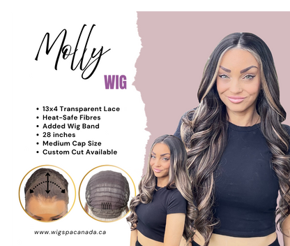 Molly - 28-Inch Chocolatey Brunette | 13x4 Lace Front | 13x4 Lace Front Wig image 0