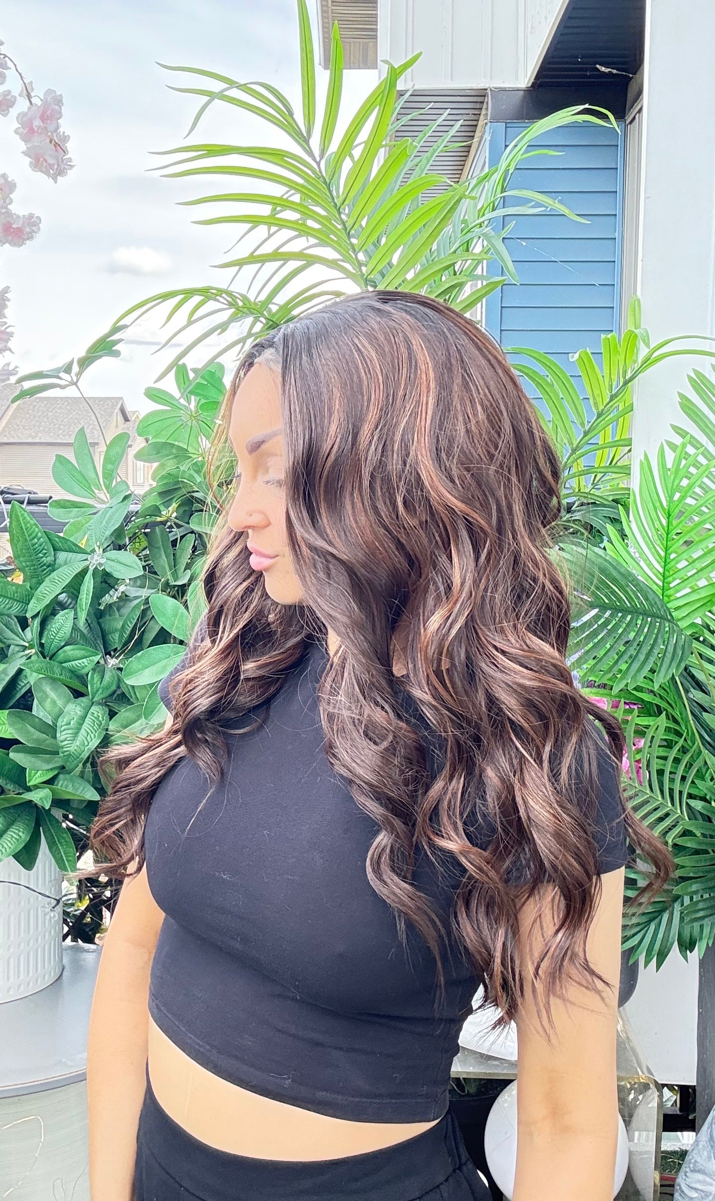 Hannah - 13x4 Lace Front Wig | 24” | Warm Brunette image 4