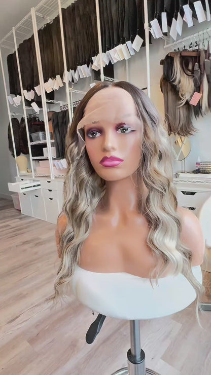 Brianna -13x6 Swiss Lace Front Wig | 24” | Dimensional Blonde Blend