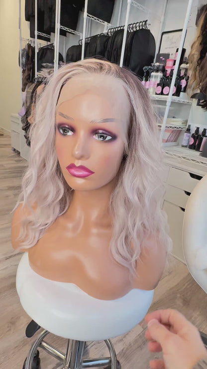 IMH-2 | 18” Scandinavian Hairline 13×4 Transparent Lace Front Wig