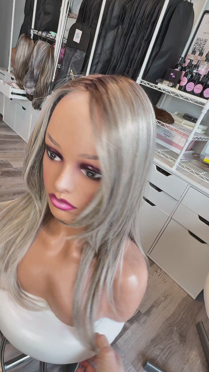 Freya 22” Blonde Monofilament Wig | Wigs Canada