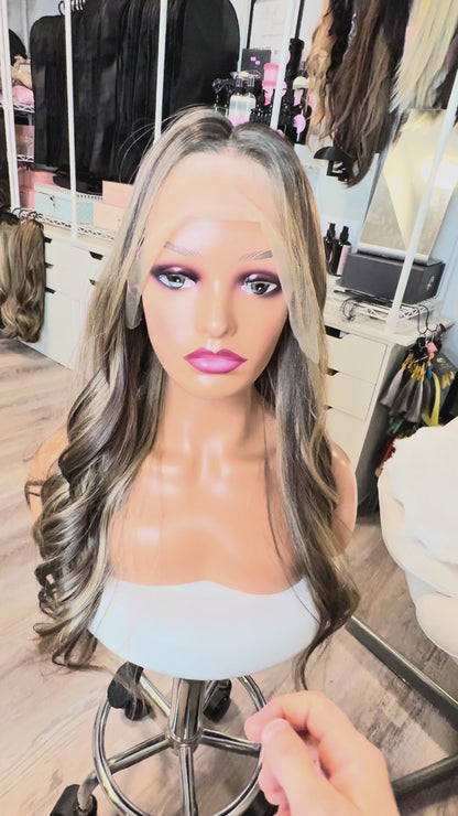 Y-18-6 | 13×4 Transparent Lace Front Wig