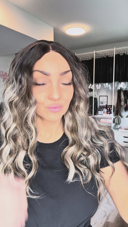 Brianna -13x6 Swiss Lace Front Wig | 24” | Dimensional Blonde Blend