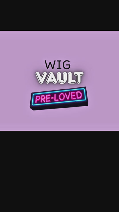 Wig Vault | Style # 18 - Long Blonde-Brown Layers with Blonde Curtain Bangs | T-Part | Wig Vault