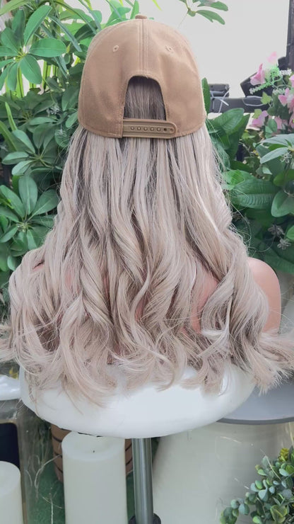 Custom Hat Wig - Made-to-Order | Choose Your Cap Size, Color, Length, Texture + Density