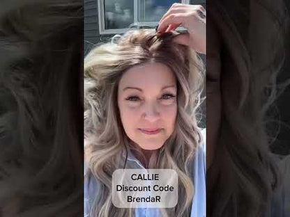 Callie -13x4 Lace Front Wig | Ash Blonde with Brown Lowlights